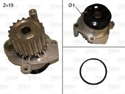 VALEO 506700 Водяной насос VW Skoda 1.2-1.9 TDI 00=>