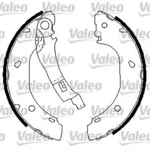 VALEO 554762 Комплект бараб.тормоза Jumper Ducato