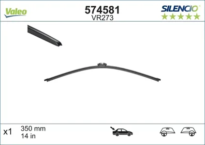 VALEO 574581 Щетка стеклоочистителя 350мм,14