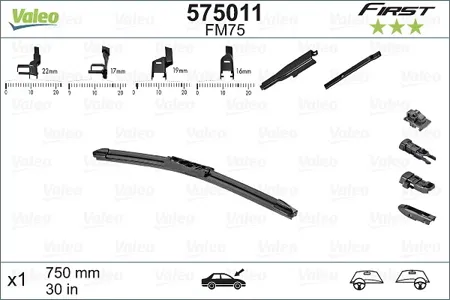 VALEO 575011 Щетка стеклоочистителя 