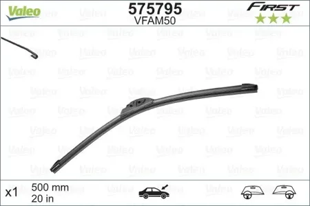 VALEO 575795 Щетка стеклоочис.бескаркас 50см