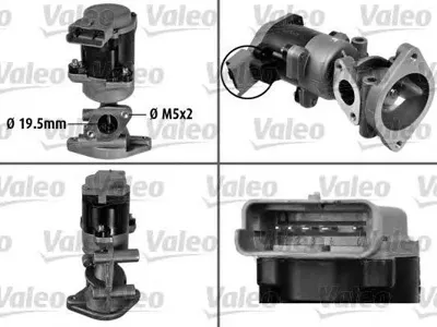 VALEO 700423 Клапан рециркуляции ОГ