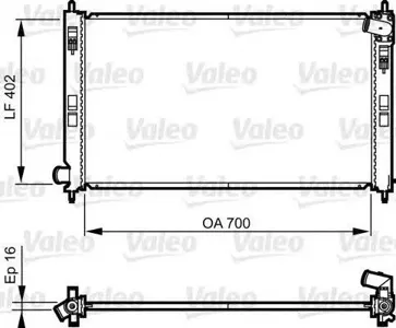VALEO 735575 Радиатор