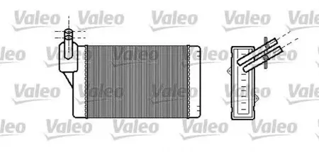 VALEO 812030 Радиатор отопителя Audi VW Skoda для авто.с кондиционером