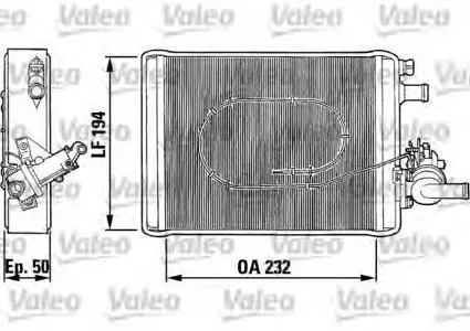 VALEO 812046 Радиатор отопителя Iveco Daily