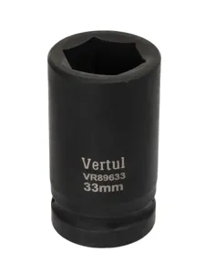 VERTUL VR89633 Головка ударная 1 удлиненная 33 мм.