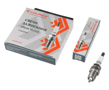 VOLRAM VR12175 Свеча зажигания VW Polo 1.4-1.8 01-12 Skoda Octavia 1.4-2.0 96-10 ПЛАТИНА+ПЛАТИНА