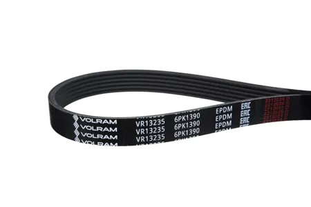 VOLRAM VR13235 РЕМЕНЬ ПРИВОДНОЙ 6PK1390 ГАЗ ГАЗЕЛЬ СОБОЛЬ ДВ. ЗМЗ-405 406 Уаз 2206 ДВ. ЗМЗ-409 С ГУР