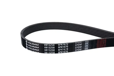 VOLRAM VR13258 Ремень генератора 6PK1670 Transit -14 Citroen Jumper 06-19 Fiat Ducato 06-