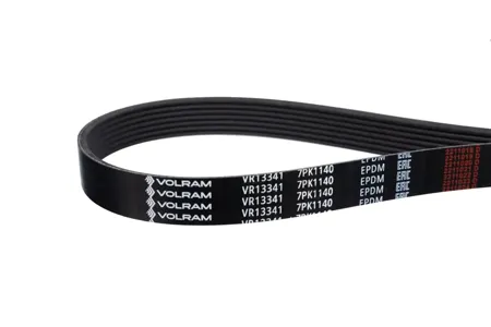 VOLRAM VR13341 Ремень генератора 7PK1140 Nissan Note 06-12 Tiida 07-11 Micra 05- Cube 10-