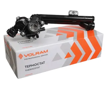 VOLRAM VR23161 ТЕРМОСТАТ Mercedes C W205 13- E W212 13- W213 16- SLK R172 15- +97°С ПРЯМЫЕ ТРУБКИ