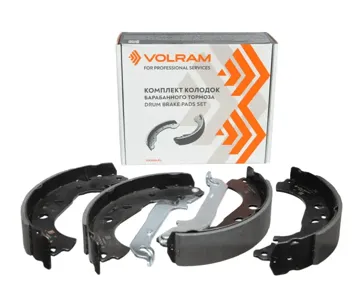 VOLRAM VR26729 Колодки торм.задние Focus II 05- БАРАБАННЫЕ 228x42