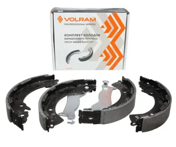 VOLRAM VR26733 Колодки торм.задние Solaris 10- RIO III 10- БАРАБАННЫЕ 203x32