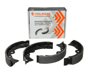 VOLRAM VR26736 Колодки торм.задние Nissan Almera B10 06- БАРАБАННЫЕ 203x36