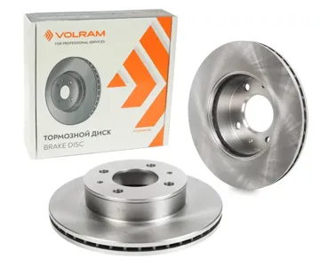 VOLRAM VR27124 Диск тормозной Accent ( ТагАЗ ) ПЕРЕДНИЙ D241mm вент.