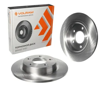 VOLRAM VR27137 Диск торм.задний Mazda 3 BK, BL (03-09), 5 CR, CW (05-) D=280mm
