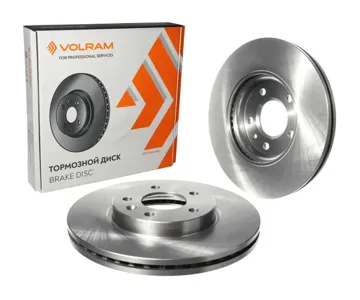 VOLRAM VR27151 Диск торм.перед. Chevrolet Cruze J300, J305, J308 (09-) Opel Astra J (10-), Zafira P12 (11-) D=300mm вент.