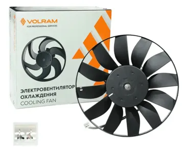 VOLRAM VR28116 ЭЛЕКТРОВЕНТИЛЯТОР ВАЗ-21214 С КРЫЛЬЧАТКОЙ