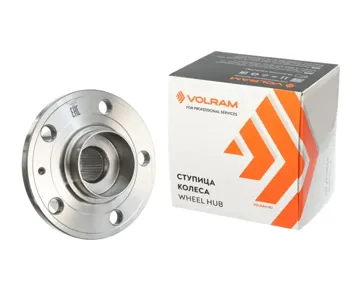 VOLRAM VR34175 СТУПИЦА VW Polo SEDAN RUS (10-) Skoda Rapid (12-), Fabia (99-) ПЕРЕДНЯЯ В СБОРЕ С ПОДШИПНИКОМ