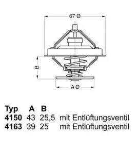 WAHLER 415083D50 Термостат
