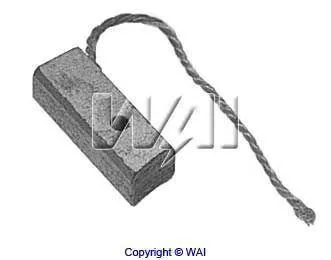 WAI 388302 Щетка генератора угольная