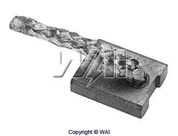 WAI 688129 щетки стартера Hitachi 4.5x14x15 12V Nissan , Opel Astra D Corsa D