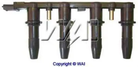 WAI CUF079 Катушка зажигания Opel Astra Vectra Zafira Corsa Meriva 1.6-1.8i 02>