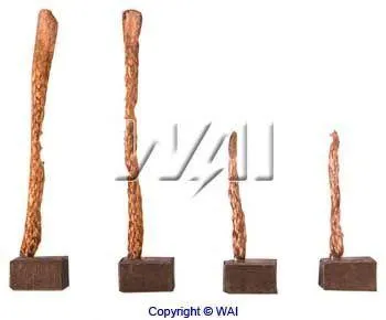 WAI PSX163164 Щетки генератора угольные Audi - Europe (2009-2016) ** Seat - Europe (2009-2016) ** Skoda - Europe (