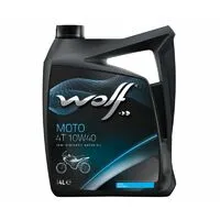 WOLF 1043813 Масло для мототехники MOTO 4T 10W40 4л