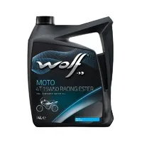 WOLF 1043818 Масло для мототехники MOTO 4T 15W50 ESTER 4л