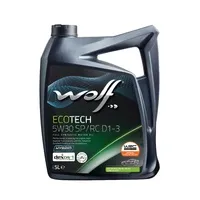 WOLF 1049902 Масло моторное синт. ECOTECH 5W30 SPRC D1-3 5л
