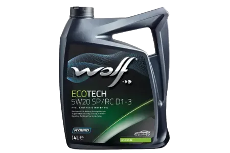 WOLF 1050525 Масло моторное ECOTECH 5W20 SPRC D1-3 4л