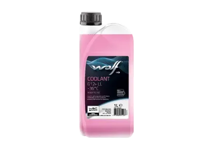 WOLF 1052656 Антифриз WOLF COOLANT G12+ LL -36°C 1L