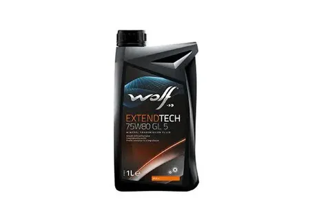 WOLF 8303807 Масло трансмиссионное EXTENDTECH 75W80 GL-5 1л
