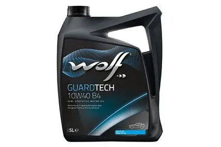 WOLF 8304019 Моторное масло GUARDTECH 10W40 SLCF A3B4 5л
