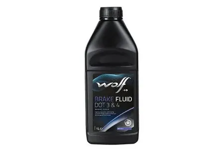 WOLF 8307805 Тормозная жидкость Brake Fluid dot 3&4 (1L)
