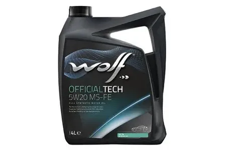 WOLF 8320187 Масло моторное синт. OFFICIALTECH 5W20 MS-FE 4л