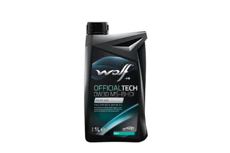 WOLF 8323393 Масло моторное OFFICIALTECH 0W30 MS-BHDI 1л