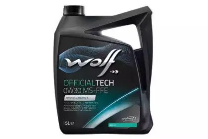 WOLF 8333910 Масло моторное OFFICIALTECH 0W30 MS-FFE 5л