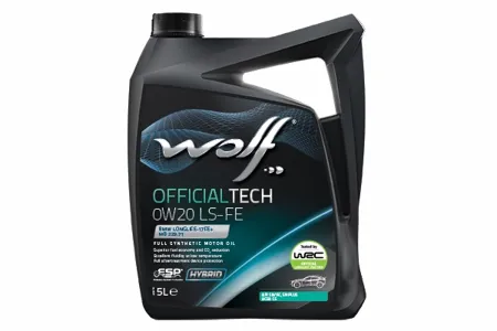 WOLF 8339479 Масло моторное OFFICIALTECH 0W20 LS-FE 5л