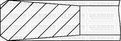YENMAK 9109839000 Комплект поршневых колец