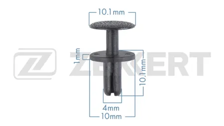 ZEKKERT BE1007 Клипса крепёжная Honda (миним. кол-во заказа 10 шт)