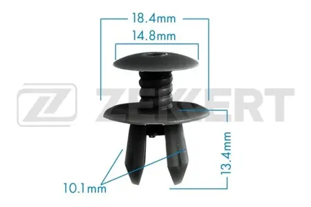 ZEKKERT BE1035 Клипса крепёжная VAG (миним. кол-во заказа 10 шт)