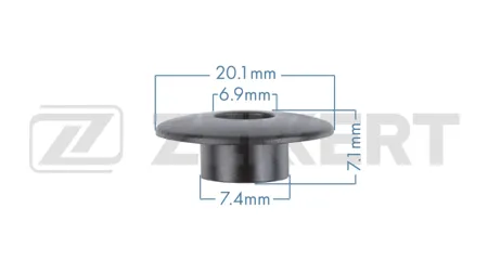 ZEKKERT BE1040 Клипса крепёжная Mercedes (миним. кол-во заказа 10 шт)