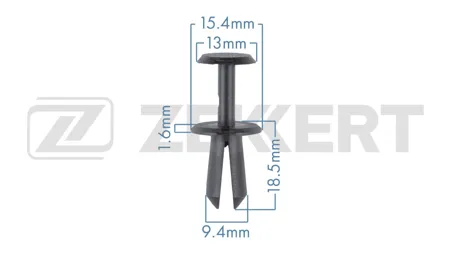ZEKKERT BE1041 Клипса крепёжная Mercedes (миним. кол-во заказа 10 шт)