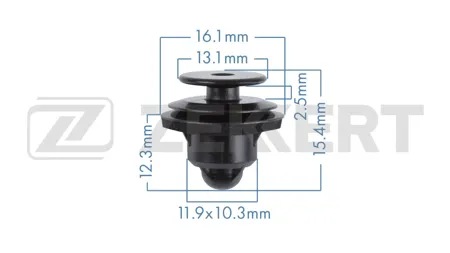 ZEKKERT BE1063 Клипса крепёжная Nissan (миним. кол-во заказа 10 шт)