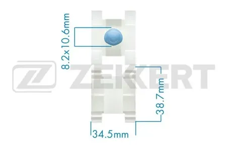 ZEKKERT BE1079 Клипса крепёжная VAG (миним. кол-во заказа 10 шт)