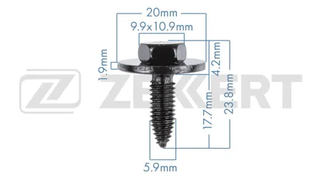 ZEKKERT BE1091 Болт General Motors (миним. кол-во заказа 10 шт)