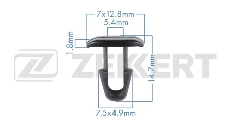 ZEKKERT BE1101 Клипса крепёжная Toyota (миним. кол-во заказа 10 шт)