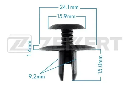 ZEKKERT BE1145 Клипса крепёжная VAG (миним. кол-во заказа 10 шт)